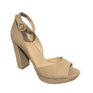 Sun + Stone Reemaa Peep Toe Block Heel Platform Sandals